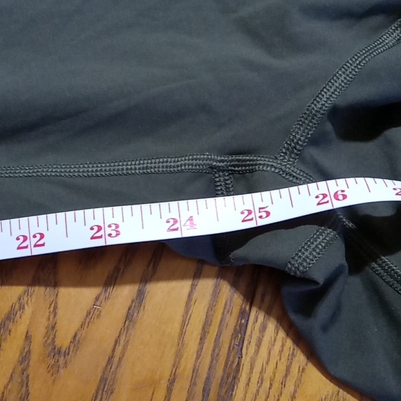 EVERLANE Women's Pants SMALL Athleticwear GREEN LEGGINGS NEW DARK FOREST - Picture 4 of 8